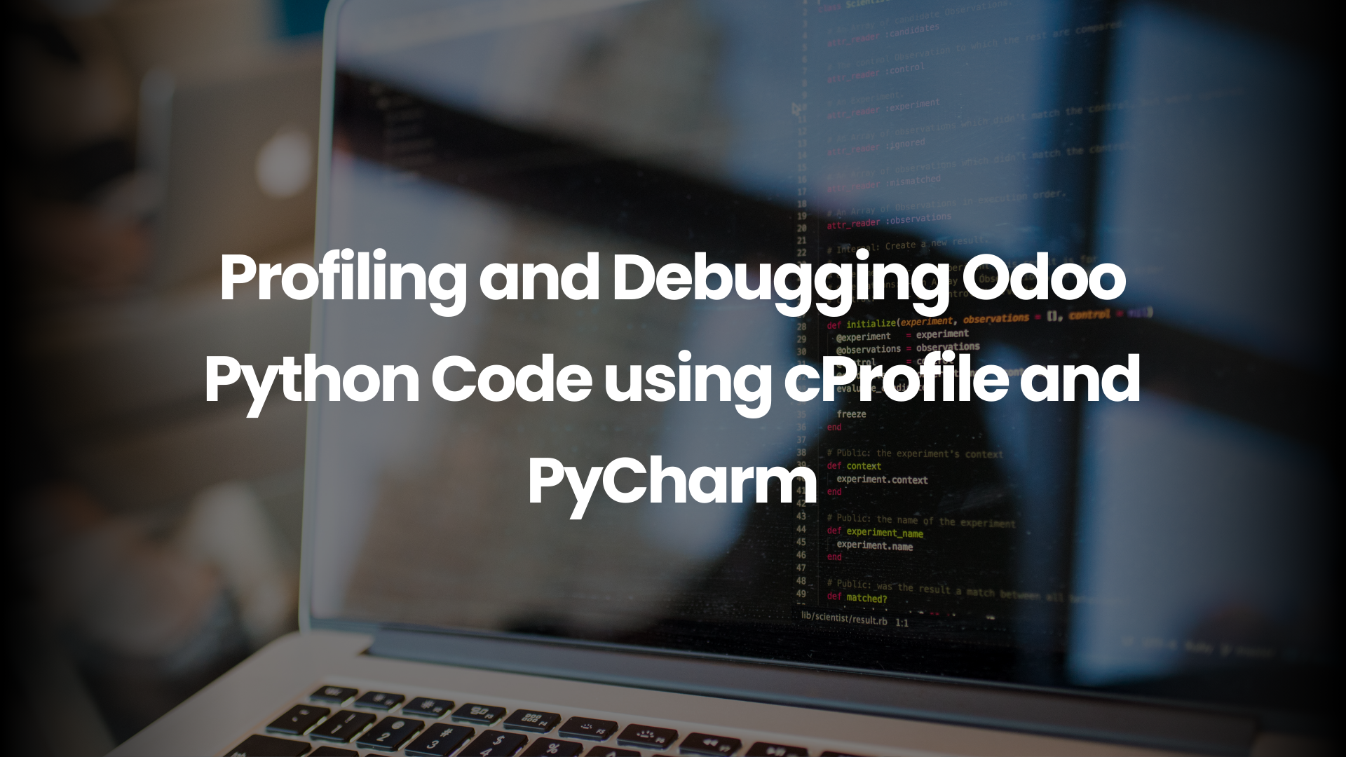 Profiling and Debugging Odoo Python Code using cProfile and PyCharm