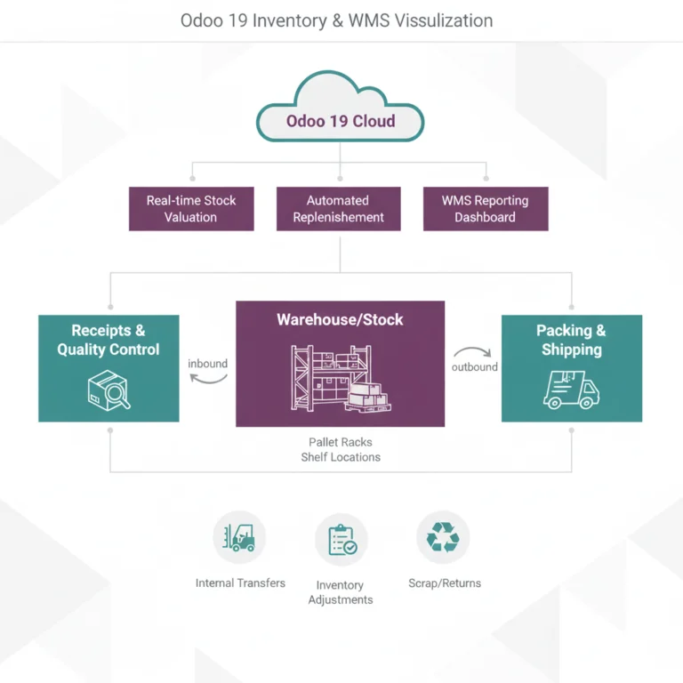 Odoo 19 Inventory Management and Warehouse Structure