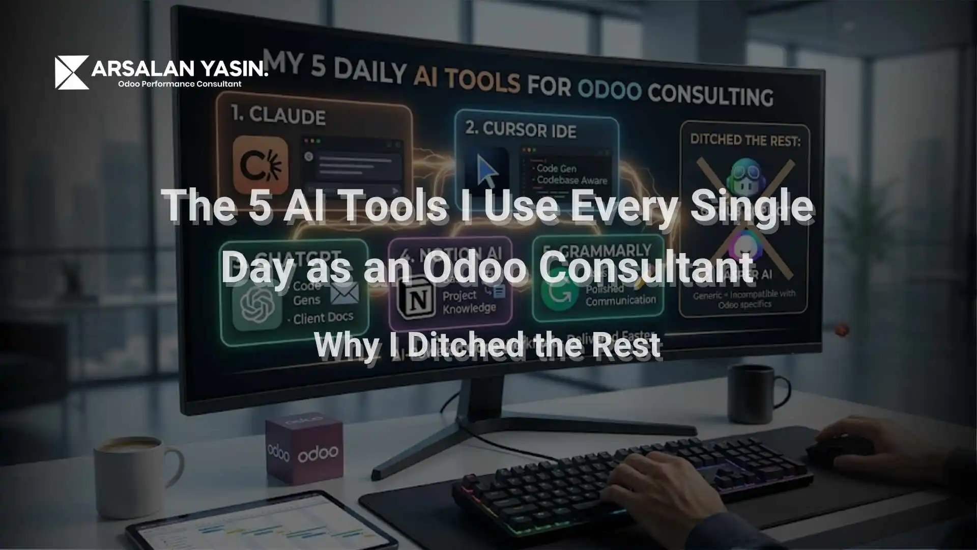 As an Odoo Consultant, I use AI tools every day to review requirements, speed up research, and evaluate Odoo Community apps before recommending the right solution to clients.